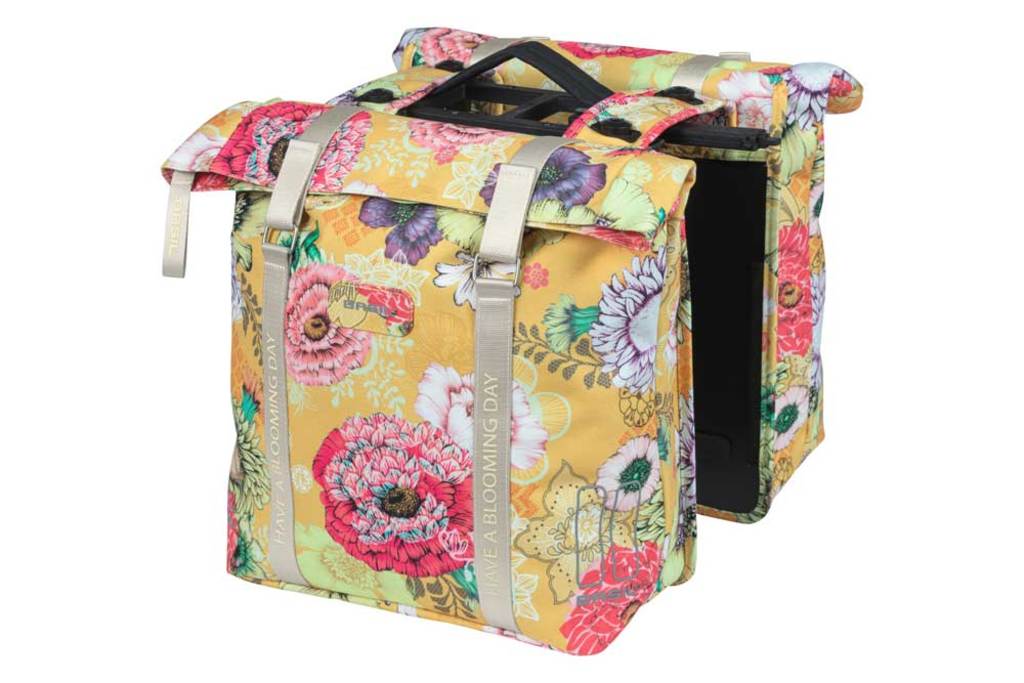Dubbele-Fietstas-Basil-Bloom-Field-MIK-Honey-Yellow-28-35-Liter Dubbele-Fietstas-Basil-Bloom-Field-MIK-Honey-Yellow-28-35-Liter